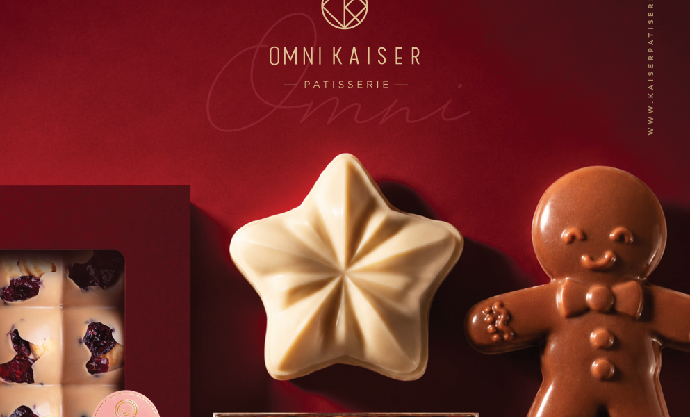 Okładka katalogu zestawów prezentowych Omni Kaiser Patisserie